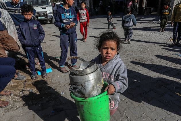 Palestinians across the Gaza Strip, like this family in Rafah in the south, are struggling amid tight restrictions on aid and continued bombing by Israel.