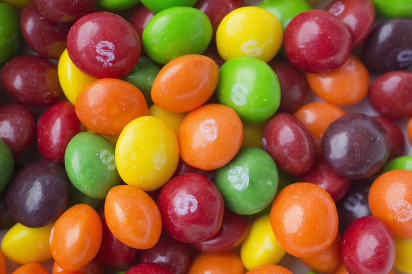 2016 file photo of Skittles.