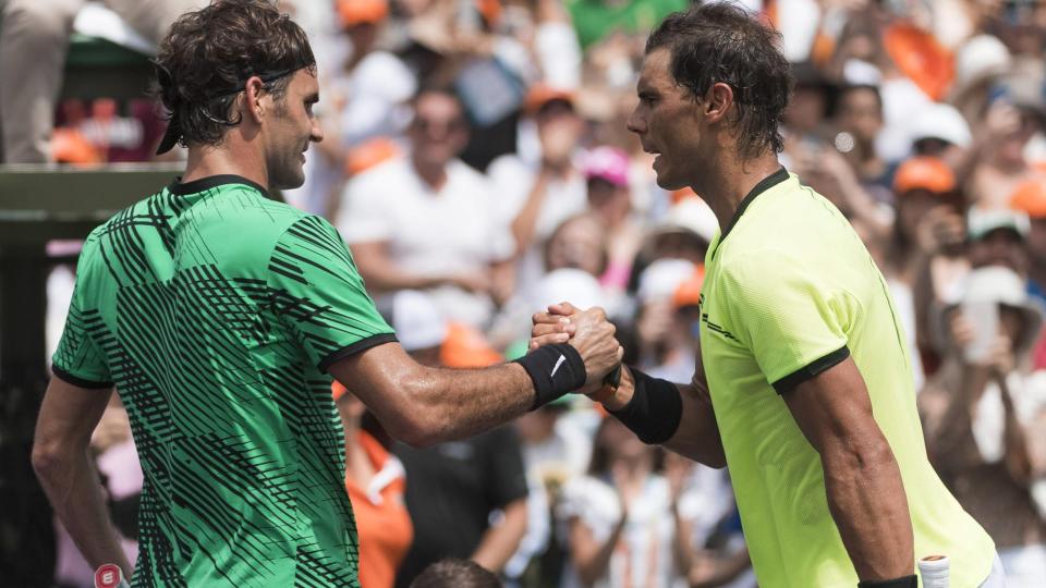 Roger Federer und Rafael Nadal lieferten sich ein großartiges Endspiel in Miami