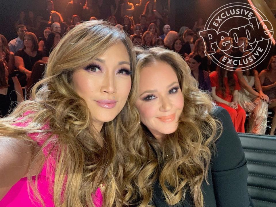 In the end, Marylin Lee says Carrie Ann wanted to look "effortless" for her guests in the audience, which included her pal, and this week's guest judge, Leah Remini. "I consider myself so blessed to work with such great people whom I care about so much," says Carrie Ann. "Thank you <em>DWTS</em> for giving my girls the best seats in the house. And on Tuesday on <em>The Talk</em> we will talk all about our girls night out!"