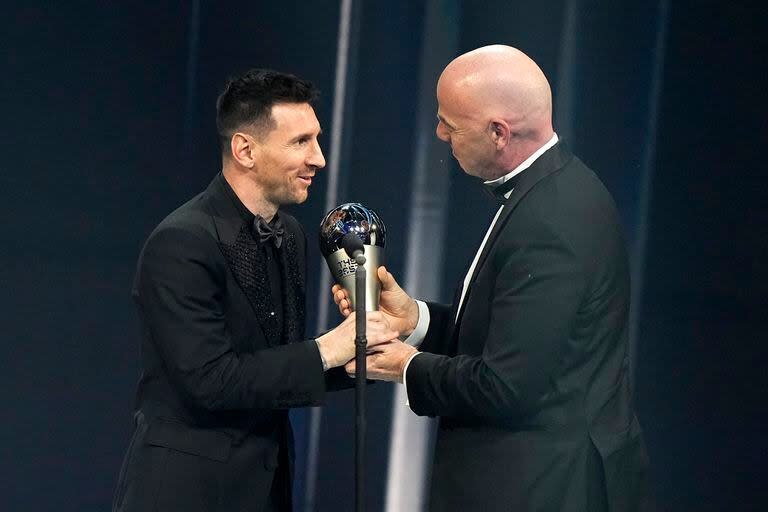 Messi en la última premiación The Best