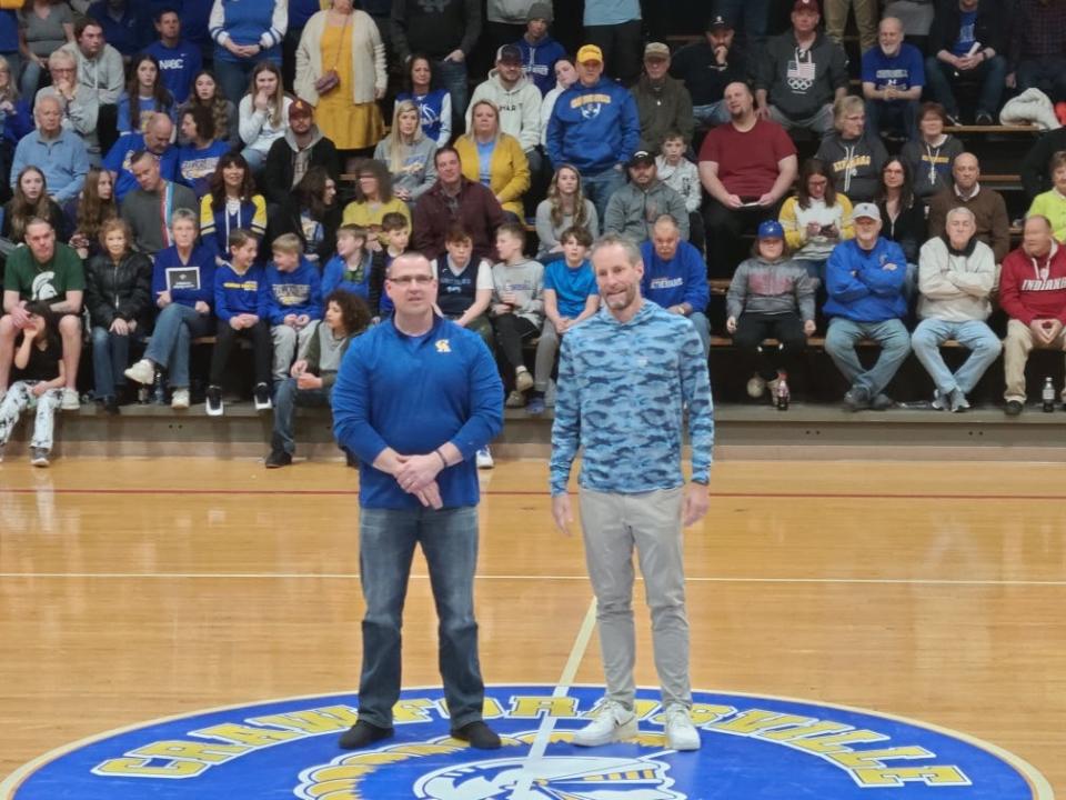 Matt McCarty (left) and Matt Petty (right), the top two scorers in Crawfordsville history.