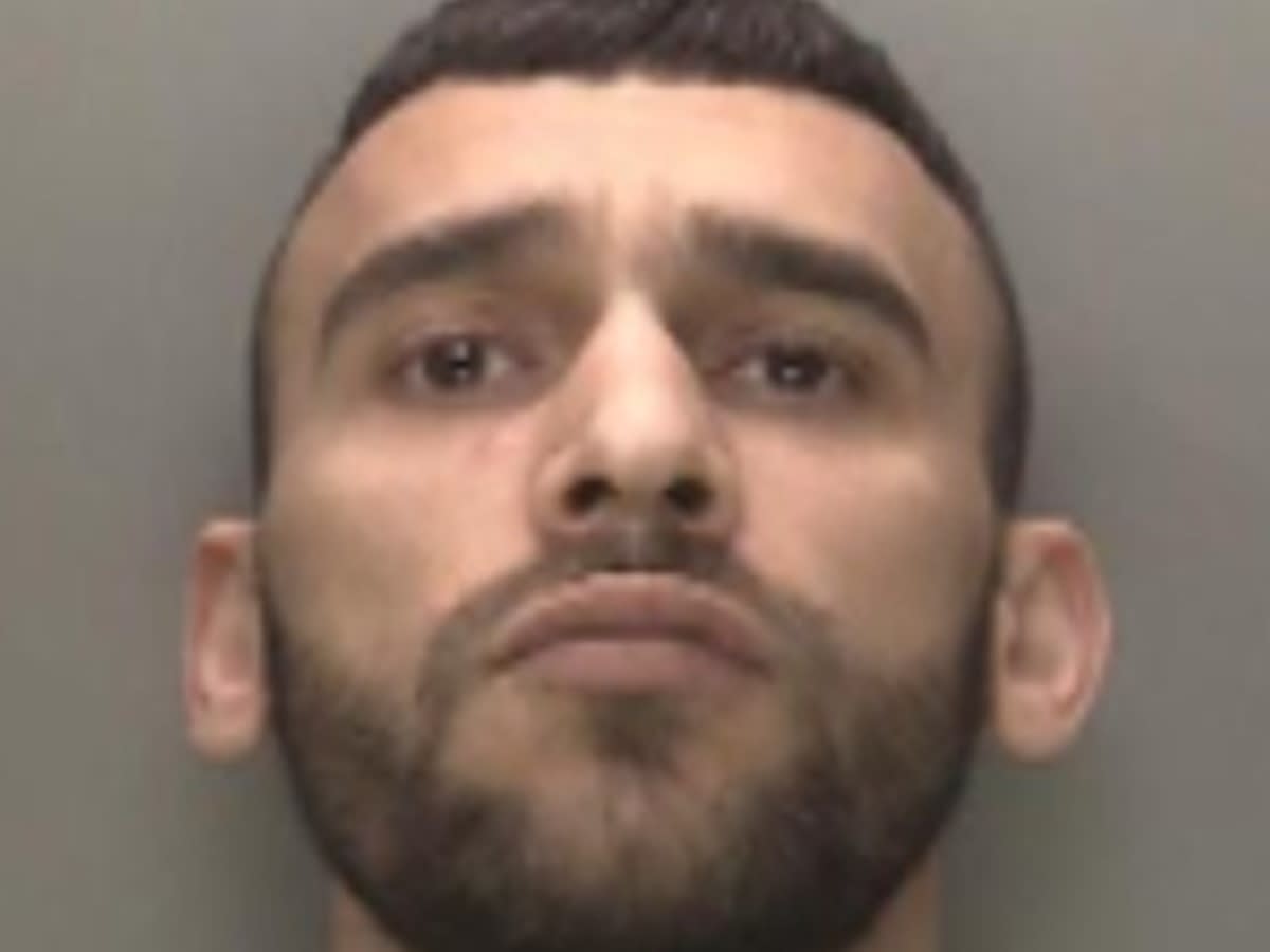 Jarren Reid, 33, drove from side to side to try and shake the driver off after stealing his van in Coventry.  (West Midlands Police)