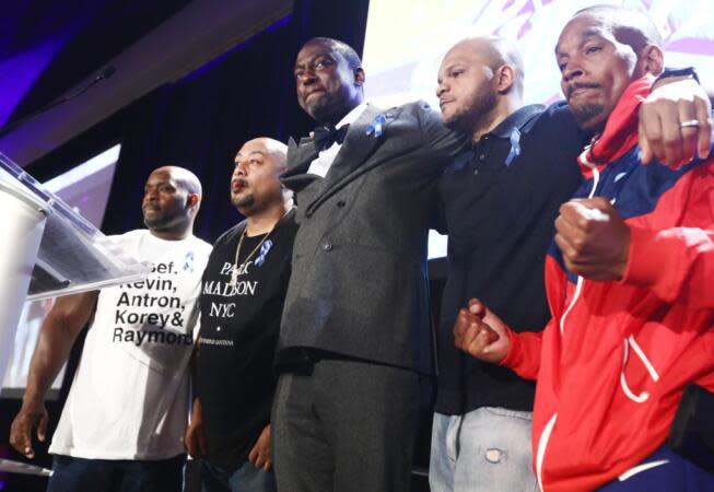 Antron McCray, Raymond Santana, Yusef Salaam, Kevin Richardson and Korey Wise