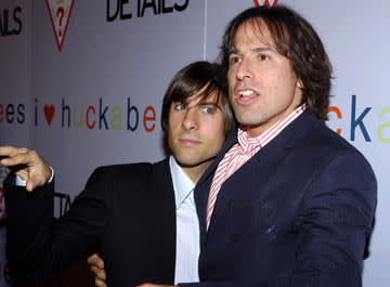 Jason Schwartzman and director David O. Russell at the Hollywood premiere of Fox Searchlight's I Heart Huckabees