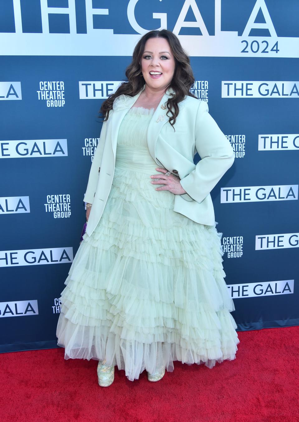 Melissa McCarthy attends the Center Theatre Group Hosts CTG The Gala 2024 at the Ahmanson Theatre on April 28, 2024, in Los Angeles.