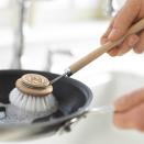 <p><strong>Williams Sonoma</strong></p><p>williams-sonoma.com</p><p><strong>$4.50</strong></p><p>In keeping with her neutral and aesthetic vibe, the Homecourt founder prefers a wooden cleaning brush for her dishes as opposed to the traditional sponges you may find at the supermarket.</p><p>“I like certain cleaning supplies, and I like a beautiful wooden brush. I’m really weird about cleaning stuff because I don’t want things that I have to hide,”says Cox. Bonus: the wooden version is pretty to look at too.</p>