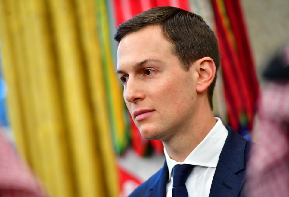 Mr Kushner's security clearance was altered in February: Kevin Dietsch-Pool/Getty Images