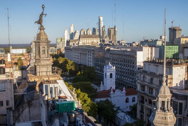 La vista desde la terraza del edificio Cénit