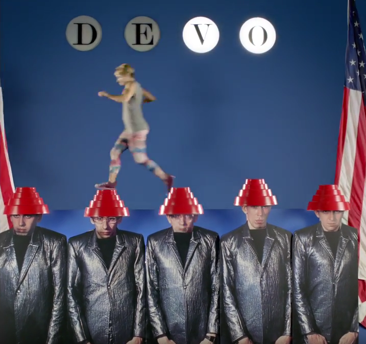 a 3D recreation of Devo's 'Freedom of Choice'