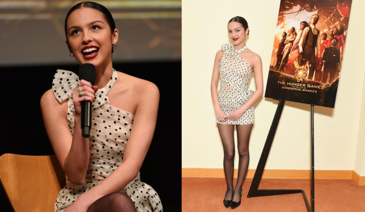 Olivia Rodrigo Goes Retro in Alessandra Rich Polka-dot Minidress