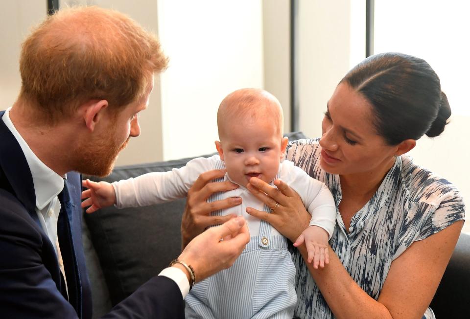 meghan harry archie in africa