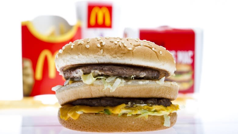 close-up Big Mac