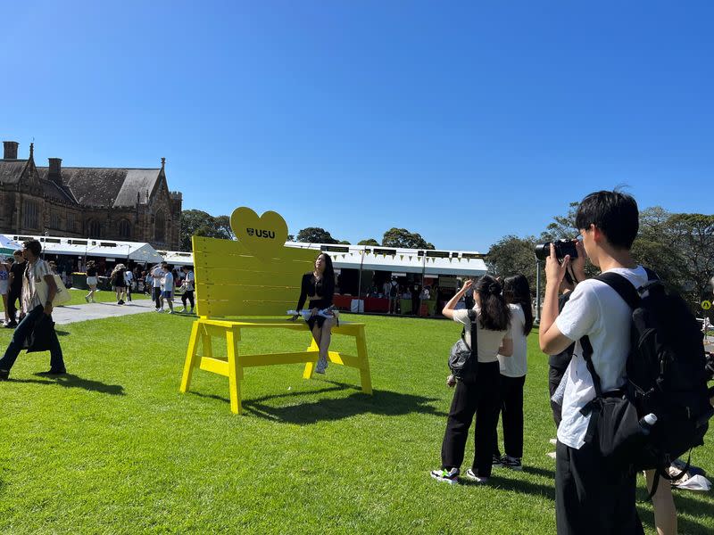 Orientation week at The University of Sydney in Camperdown