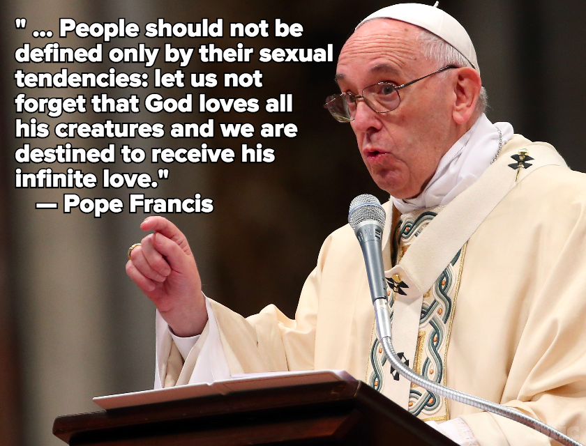 Cool Pope Francis Makes His Most Progressive Statements Yet on Social Issues