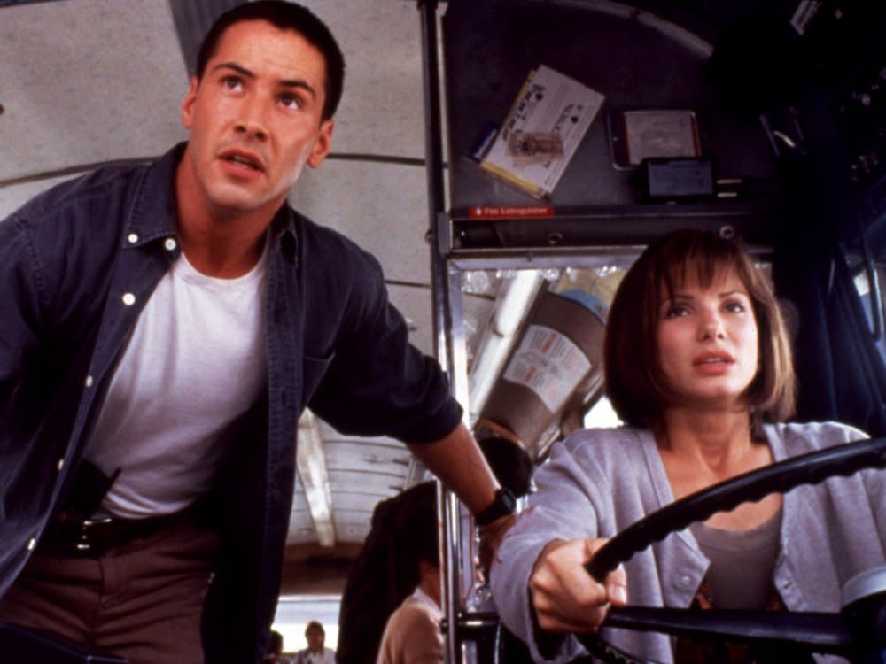 Keanu Reeves und Sandra Bullock spielten 1994 in "Speed". (Bild: MGM / Courtesy Everett Collection)