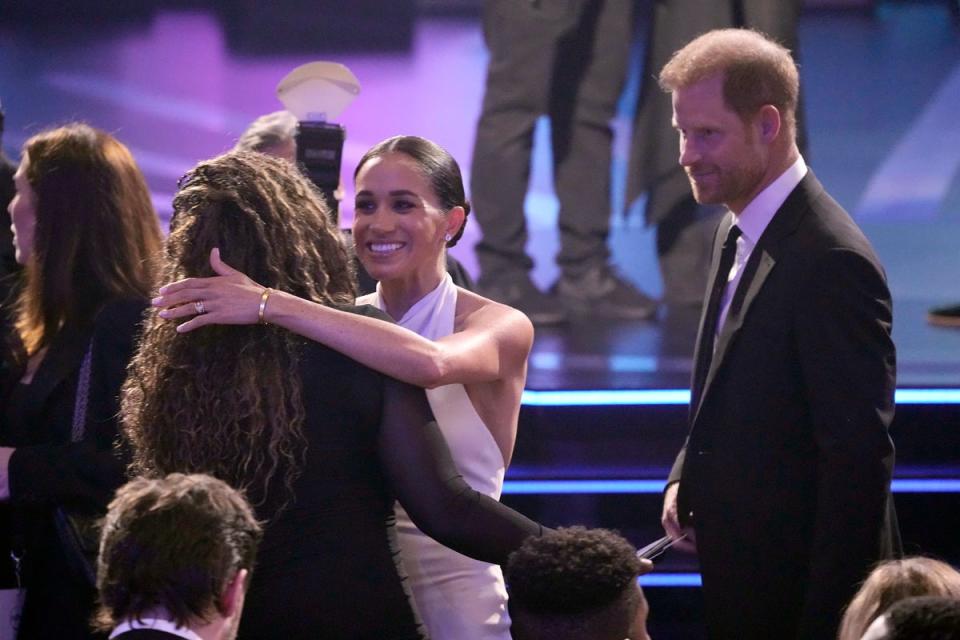 Meghan Markle was also in attendance at the ceremony in Los Angeles. (Copyright 2024 The Associated Press. All rights reserved.)