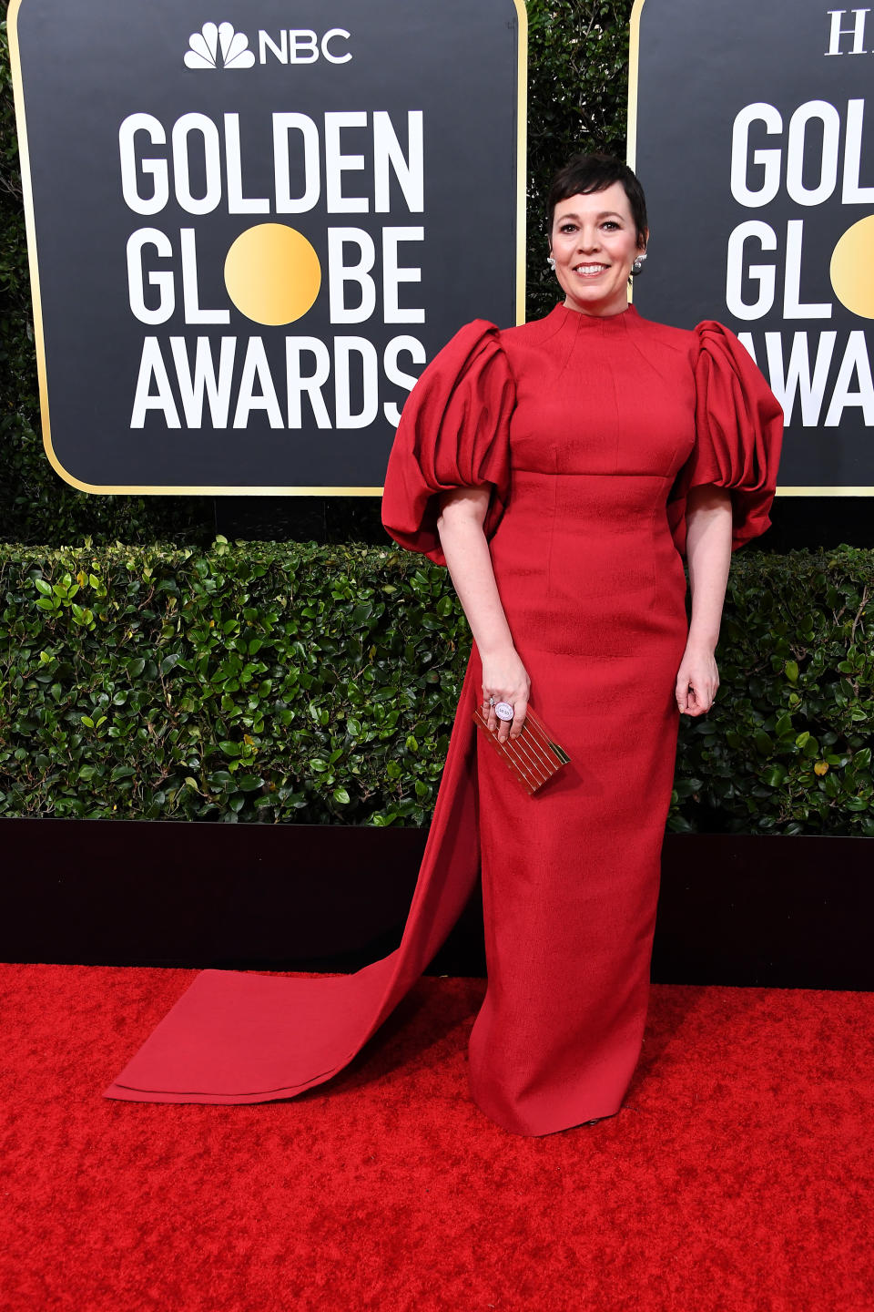 BEVERLY HILLS, CALIFORNIA - JANUARY 05: Olivia Colman attends the 77th Annual Golden Globe Awards at The Beverly Hilton Hotel on January 05, 2020 in Beverly Hills, California. (Photo by Steve Granitz/WireImage)