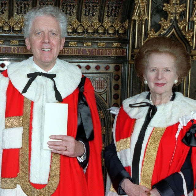 Lord Powell with Baroness Thatcher 