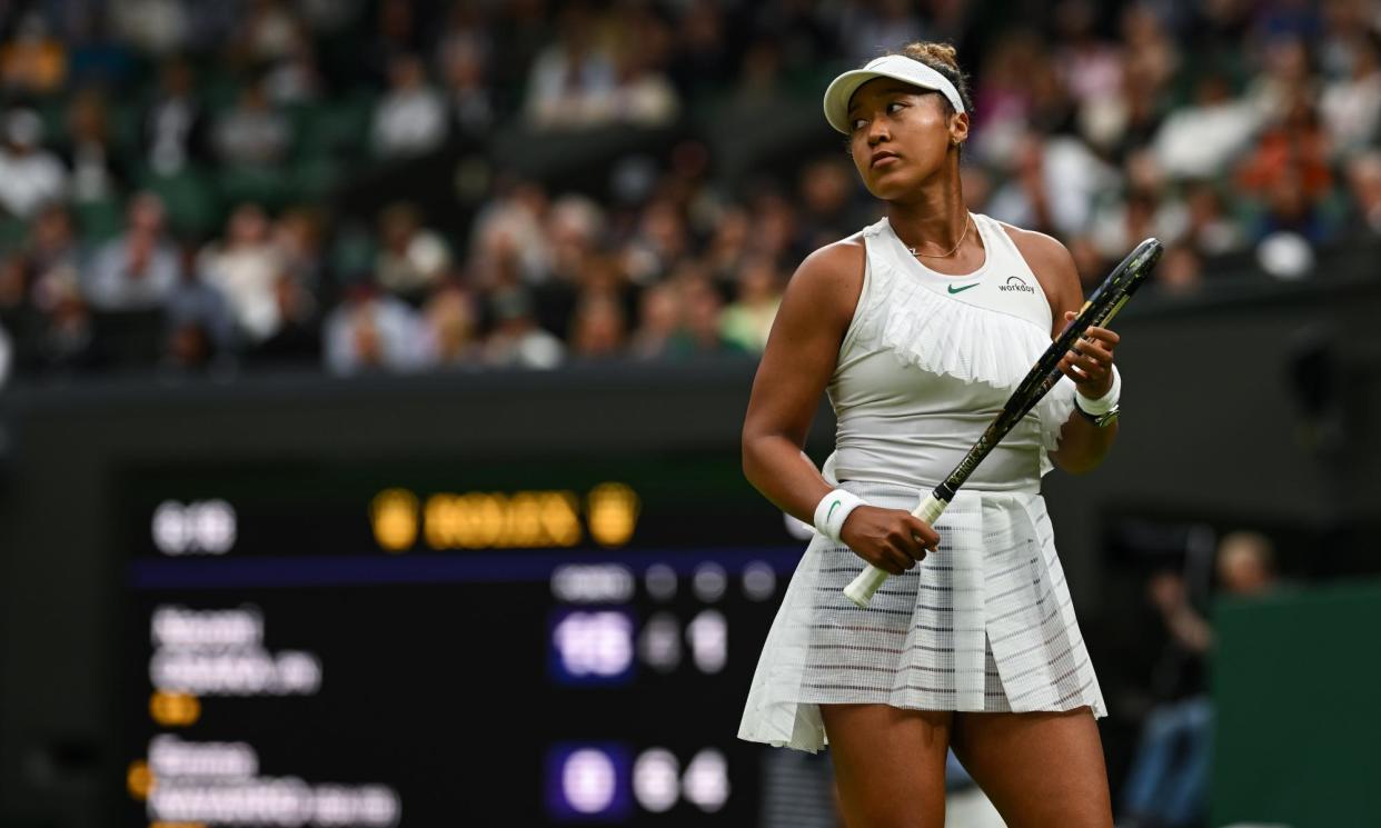 <span>Naomi Osaka has failed to progress beyond the third round at Wimbledon since her first visit in 2017.</span><span>Photograph: Daniel Kopatsch/Getty Images</span>