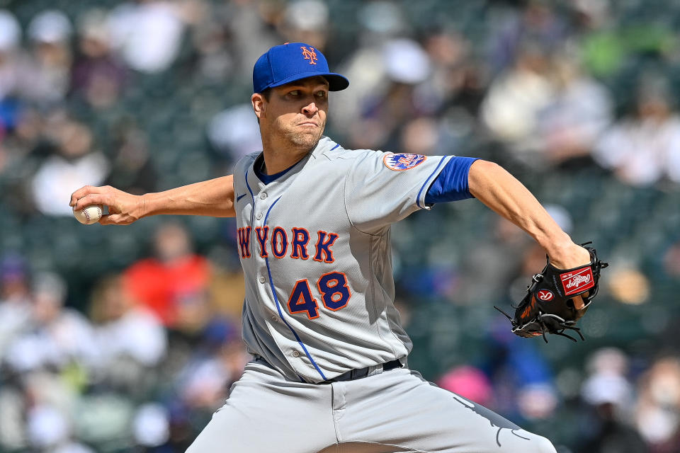 紐約大都會王牌先發Jacob deGrom。（Photo by Dustin Bradford/Icon Sportswire via Getty Images）