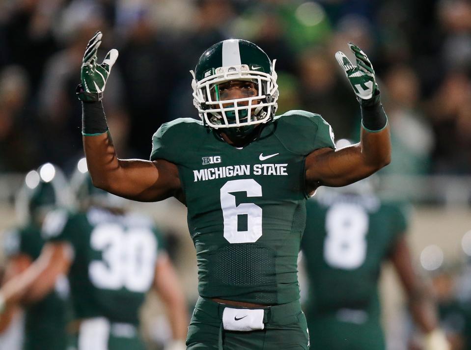 Mylan Hicks had 27 tackles in his MSU career (Getty).