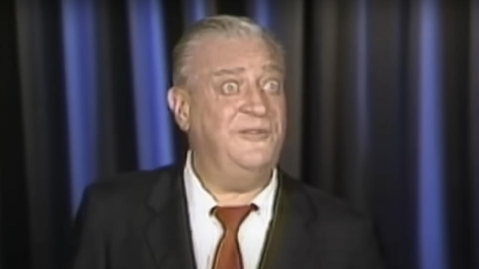 Rodney Dangerfield performing stand-up