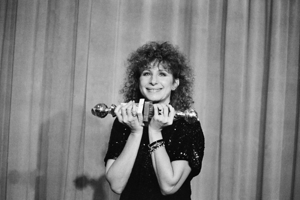 <p>That makes her the <a href="https://www.gettyimages.com/detail/news-photo/barbra-streisand-with-the-two-golden-globes-she-won-one-for-news-photo/514679572" rel="nofollow noopener" target="_blank" data-ylk="slk:biggest winner;elm:context_link;itc:0;sec:content-canvas" class="link ">biggest winner</a> in the show's history. Her first came in 1969 when she won "Best Actress in a Leading Role - Musical or Comedy" for her performance in <em>Funny Girl</em>.</p>