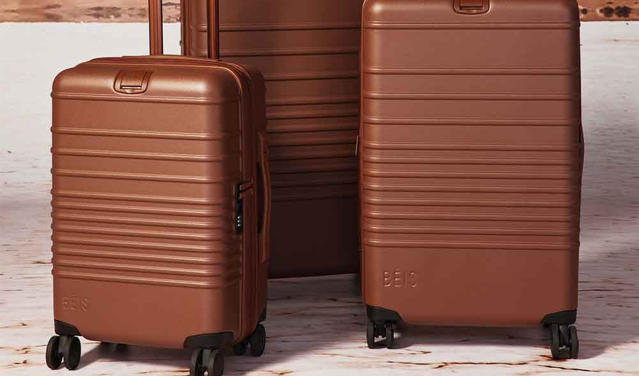 American Flyer Madrid 5-Piece Luggage Set - Brown