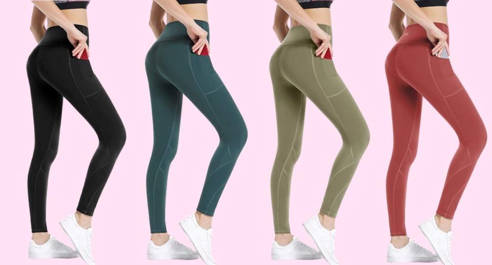 Along Fit's High Waisted Leggings are on sale 