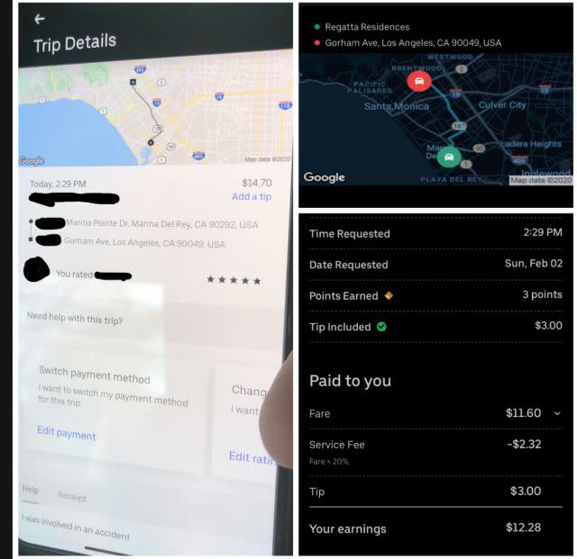 Uber Marketplace Service Fee