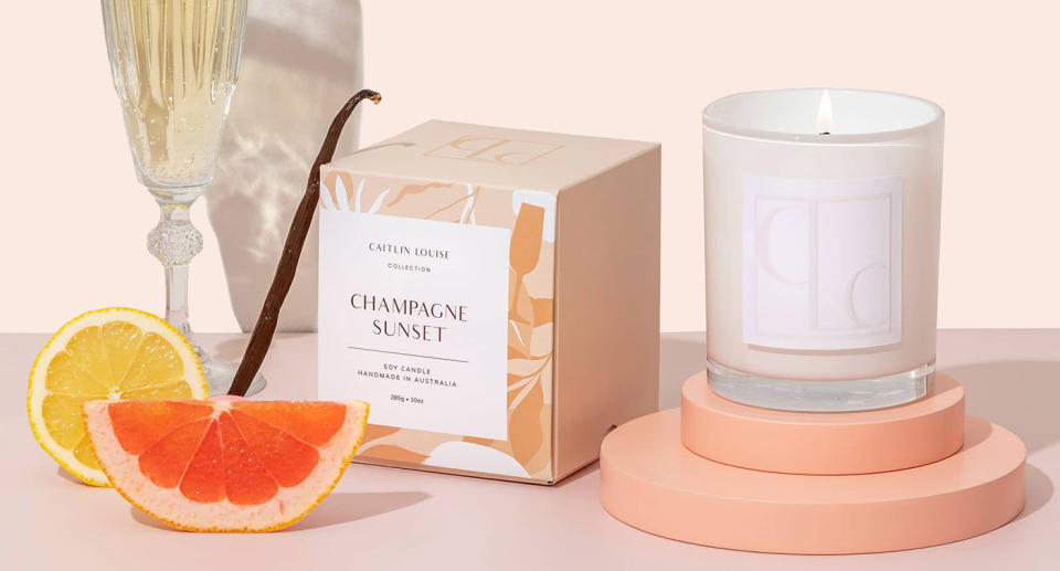 Champagne Sunset Candle