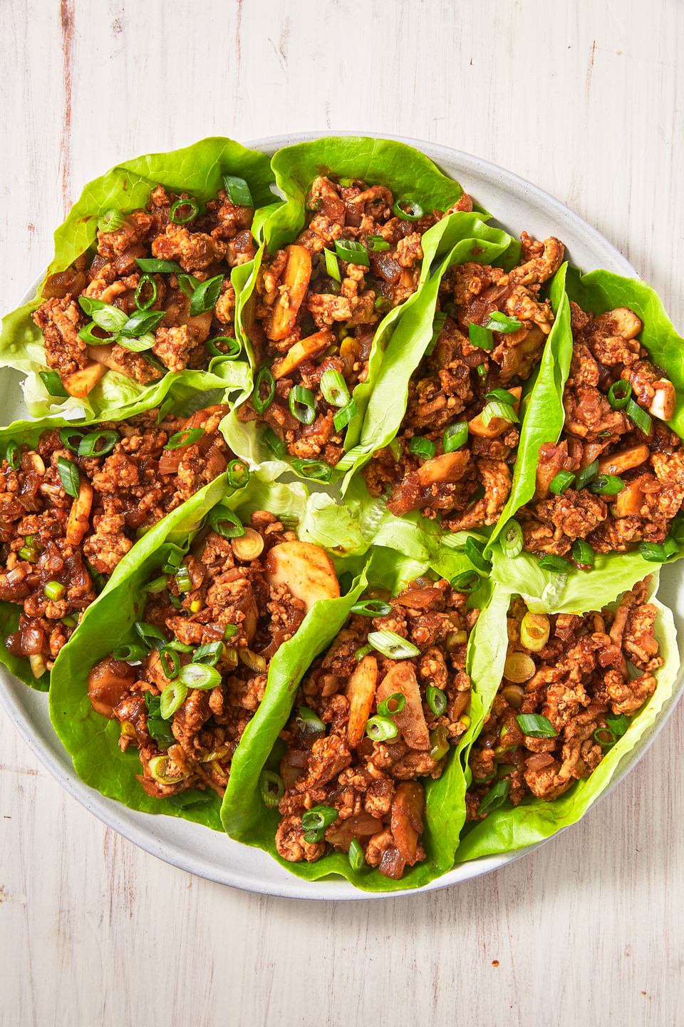 asian chicken lettuce wraps