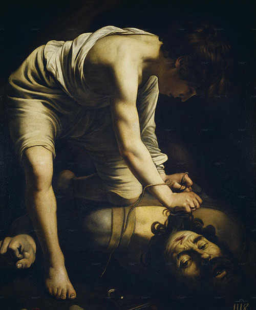 “David and Goliath” by Caravaggio.