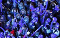 Revelers fill Times Square during New Year's Eve celebrations in New York December 31, 2013. REUTERS/Gary Hershorn