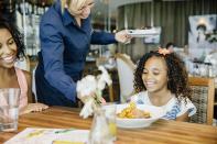 <p>Let's face it: Not <em>all </em>restaurants cater to kids - and that's okay! But for those nights when you want to dine out as a whole family, go to one of these establishments that have menus <a rel="nofollow noopener" href="https://www.womansday.com/relationships/family-friends/a5331/how-to-raise-a-non-picky-eater-111666/" target="_blank" data-ylk="slk:for picky eaters;elm:context_link;itc:0;sec:content-canvas" class="link ">for picky eaters</a> and discounts for youngsters. Everyone will leave satisfied.</p>