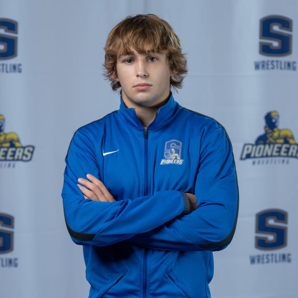 OU signee Beric Jordan, who starred at Stillwater last year, is now wrestling for Noble.
