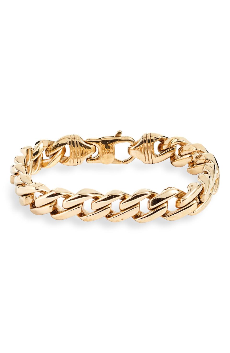 24) Curb Chain Bracelet in Gold at Nordstrom