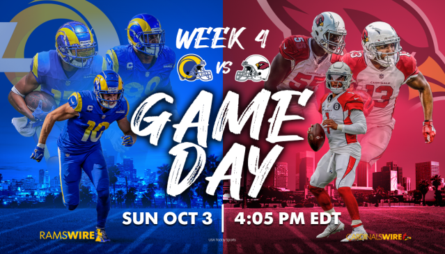 How to watch, stream, listen to Cardinals vs. Rams in Week 4