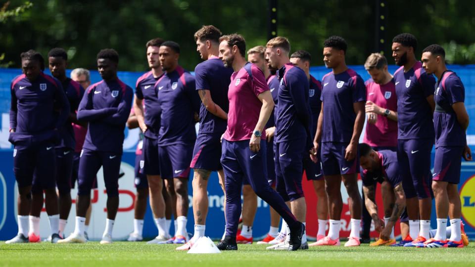 England train without two key players ahead of Slovakia last 16 tie