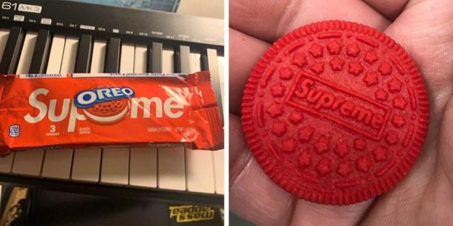 Supreme déroule le tapis rouge au cookie Oreo pour une édition