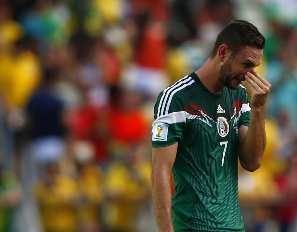 Layún fracasó con México en Brasil 2014 y Rusia 2018 (Foto de: REUTERS/Eddie Keogh)