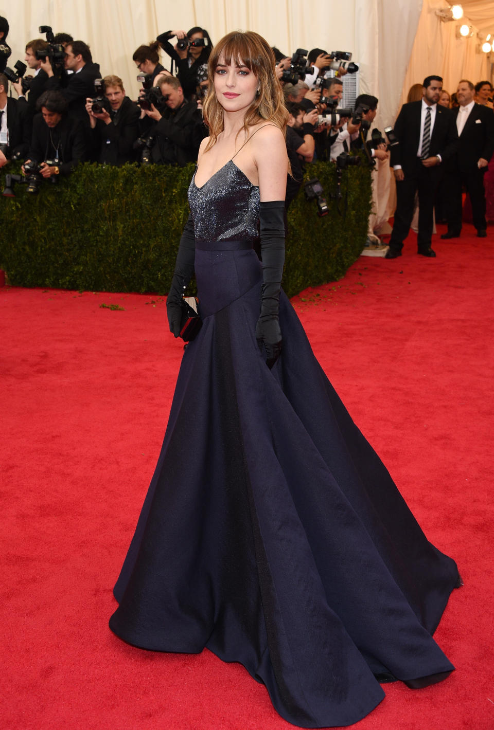 Dakota Johnson met ball