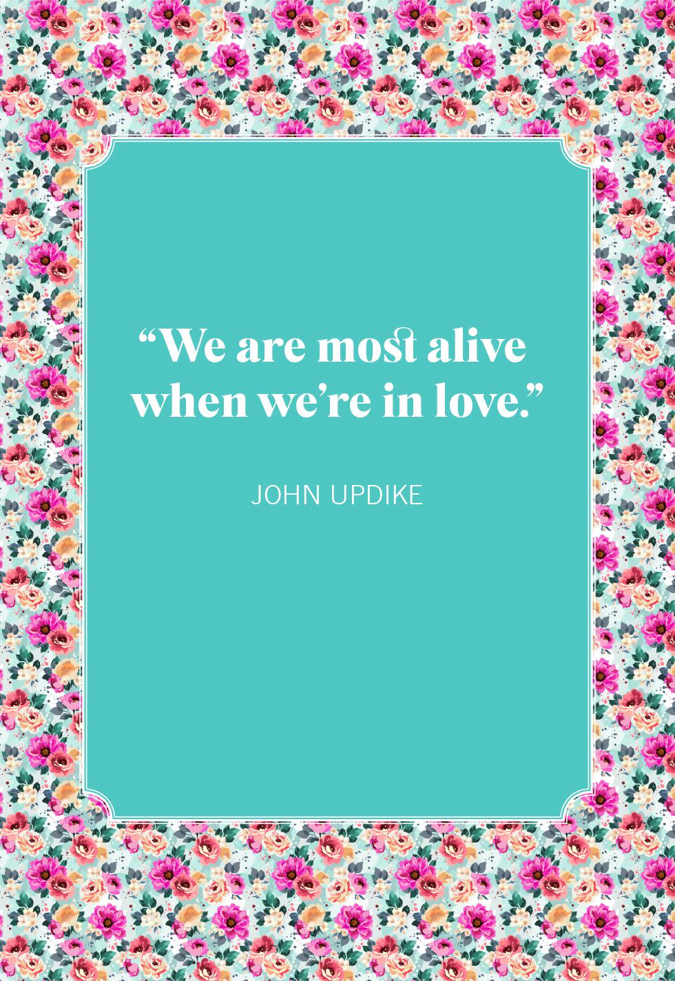 love quotes john updike