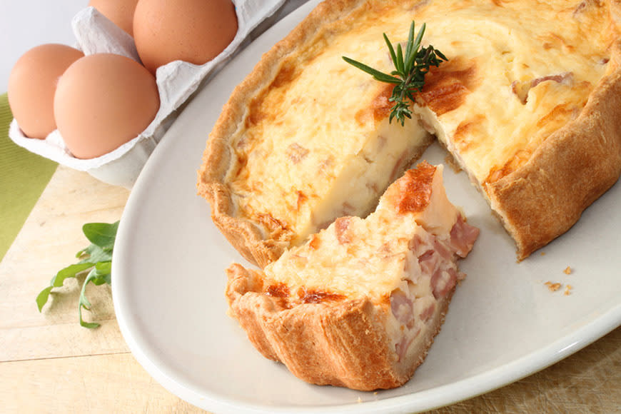 Possibly the best kind of quiche is the French quiche lorraine: buttery, crusty and flavoursome, this dish is great for saving for lunches, dinners, and snacks. Try this tasty quiche lorraine recipe.