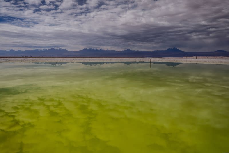 Atacama salt flat in Antofagasta region, Chile