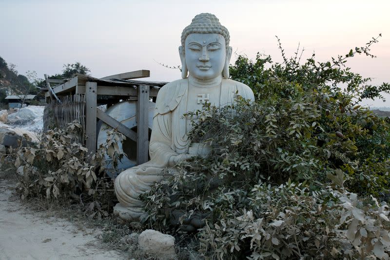 The Wider Image: From statues to toothpaste, the Myanmar village 'blessed' with marble bounty