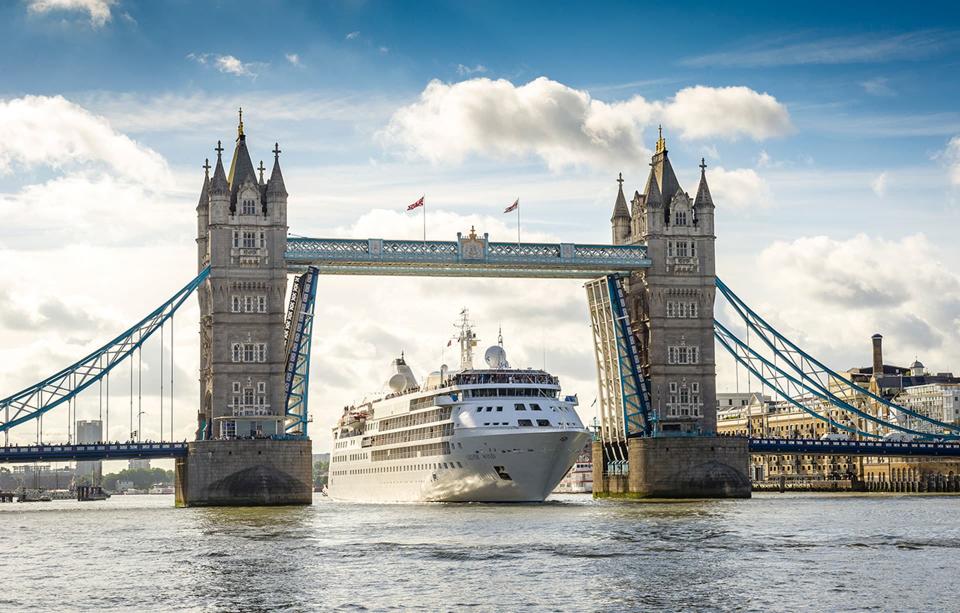 On Silversea's Silver Wind you could pass under Tower Bridge - Simon Harvey Photography Ltd - www.simonharveyphotography.com