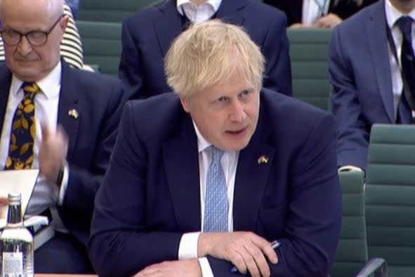 Boris Johnson faces questions over No10 parties (Parliament TV)