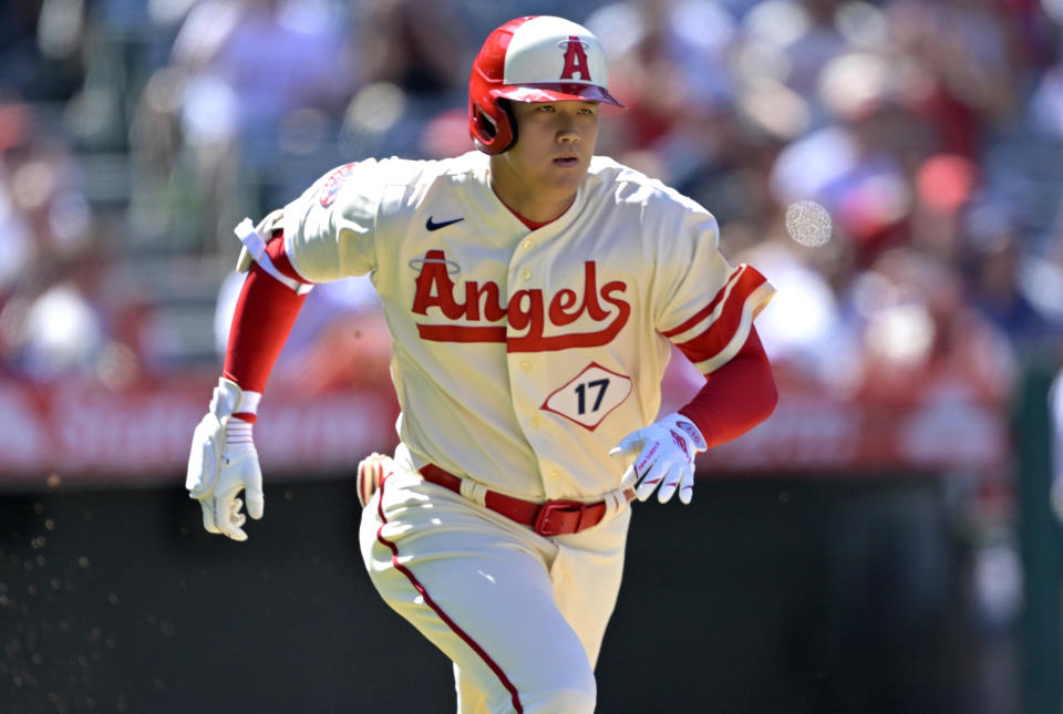 天使大谷翔平繳出4支1、吞2K成績。（MLB Photo by Jayne Kamin-Oncea/Getty Images）